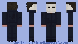 Michael Myers HK flashback scene Minecraft Skin