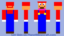 Mario Minecraft Skin