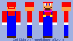 Mario animatronic Minecraft Skin