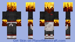 Waiter Blaze Minecraft Skin