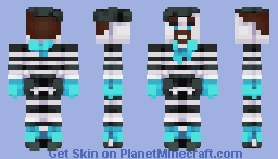 HBomb94 MCC Blank Canvas Aqua Axolotls Skin! Minecraft Skin