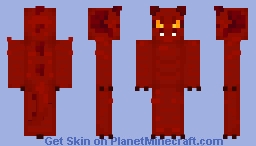 The Red Dragon Minecraft Skin