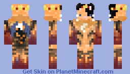 Tuto [The Chaos SMP] Red Crown version Minecraft Skin