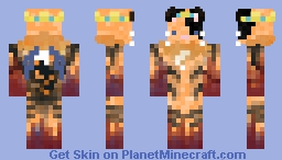 Tuto [The Chaos SMP] Blue Crown version Minecraft Skin