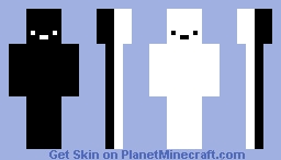 half and half Minecraft Skin