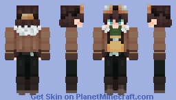 Tubbo in Modded World Minecraft Skin