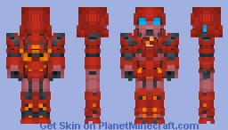 XM-01 Den'an Zon (Dark Tiger Squadron) Minecraft Skin
