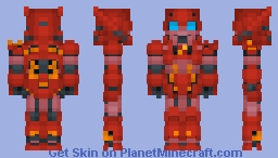XM-02 Den'an-Gei (Dark Tiger Sqadron) Minecraft Skin