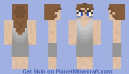 The Only Child (Female SCP-1076) Minecraft Skin
