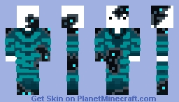 mage guy turning into a sculk guy Minecraft Skin