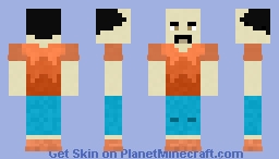Balding old man Minecraft Skin