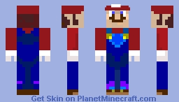 Mario Minecraft Skin