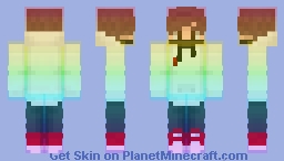AQUINO PODER ESTRELLA - Aquí si hay Arcoiris xd Minecraft Skin