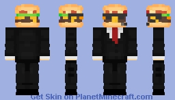 agent burger Minecraft Skin