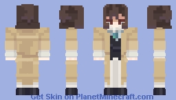 osamu dazai Minecraft Skin