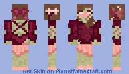 Coquette Zombie Girl Minecraft Skin