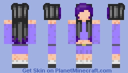 purple girl Minecraft Skin