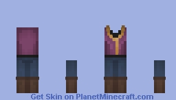 Massivelooks | Violet Vest Minecraft Skin