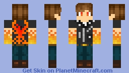Phoenix/Fire Boy Minecraft Skin