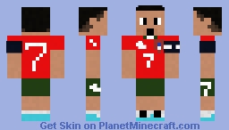 Cristiano Ronaldo (Nations League 2025) Minecraft Skin