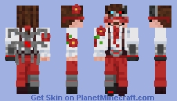 Half-Cyborg, Half-Spider (Request) Minecraft Skin