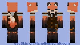 Steampunk Fox With Blazer Minecraft Skin