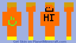 Camman but Orange Minecraft Skin