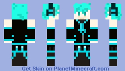 femboy Miku V1 Minecraft Skin