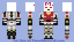Space Monster M (The Aquabats Super Show) (Red Eyes) Minecraft Skin