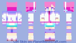 「realclass High Quality」kasane teto（cosmic radio perolist） Minecraft Skin