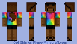 tie dye shirt girl :D Minecraft Skin