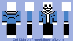 Undertale - Sans (Java) Minecraft Skin