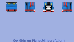 Thomas the tank engine (NOT MINES this skin is  sofasloth's on skindex) Minecraft Skin