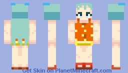 「realclass High Quality」Princess Ripple summer outfit PRINCESS-SESSION ORCHESTRA series Minecraft Skin