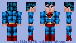 Pen and Ink Superman (No Back Bling) - Fortnite Minecraft Skin