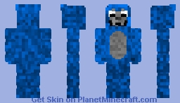 Messy ugly gorilla tag skin but with legs Minecraft Skin