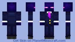 Enderman in a Suit | Businessman Minecraft Skin