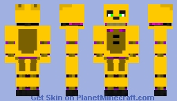 William Afton Inside Of Spring-bonnie (Unwithered) Minecraft Skin