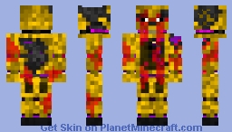 *Old* William Afton Inside Of Spring-bonnie (Withered) (Springlock Failure Stage #1) Minecraft Skin