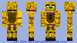 William Afton Inside Of Spring-bonnie (Unwithered) (More Detailed) Minecraft Skin