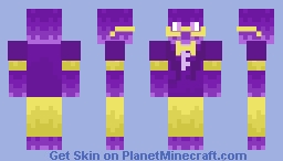 Fancy purple gradient person Minecraft Skin