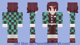 Tanjiro Kamado Minecraft Skin