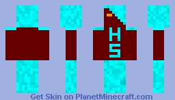 HS Red & Blue Minecraft Skin