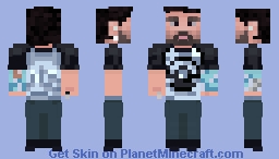 Jeremy McKinnon (A Day To Remember) Minecraft Skin