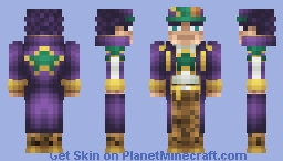 Qtaro Kujo ✪ JOJO 6: Stone Ocean Minecraft Skin
