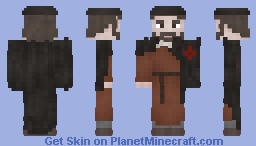 Non nobis Domine, non nobis, sed nomini tuo da gloriam | medieval templar Minecraft Skin