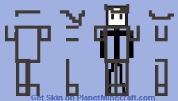Stick Man Minecraft Skin