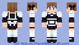 JJNBlu in a Maid Outfit Minecraft Skin