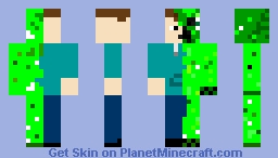 Player/creeper fusion Minecraft Skin