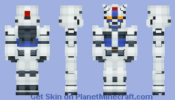 RX-78-3 G-3 Gundam Minecraft Skin